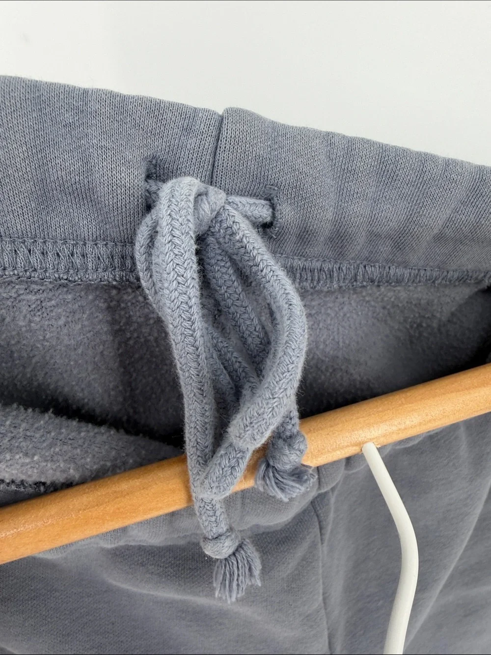 SKIMS Cotton Fleece Lounge Shorts Gray Small Cozy Drawstring Pockets - Picture 5 of 5